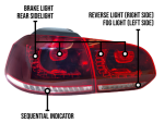 vw golf mk6 rear light cluster